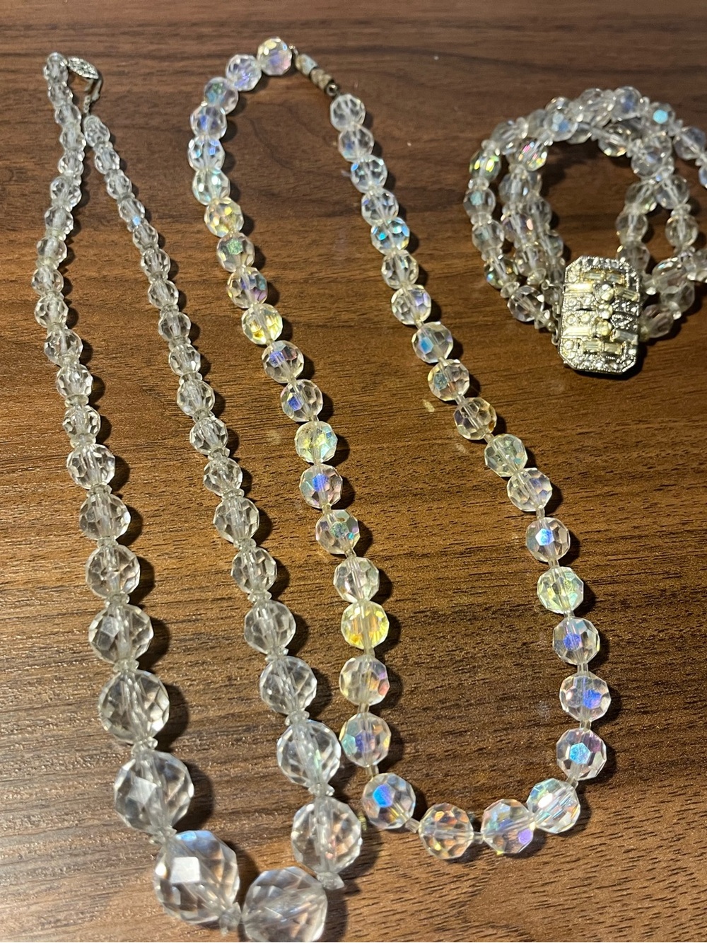 Vintage Crystal Bead Set